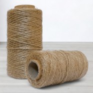 Джутовий шпагат, 0,1 кг, 100м.